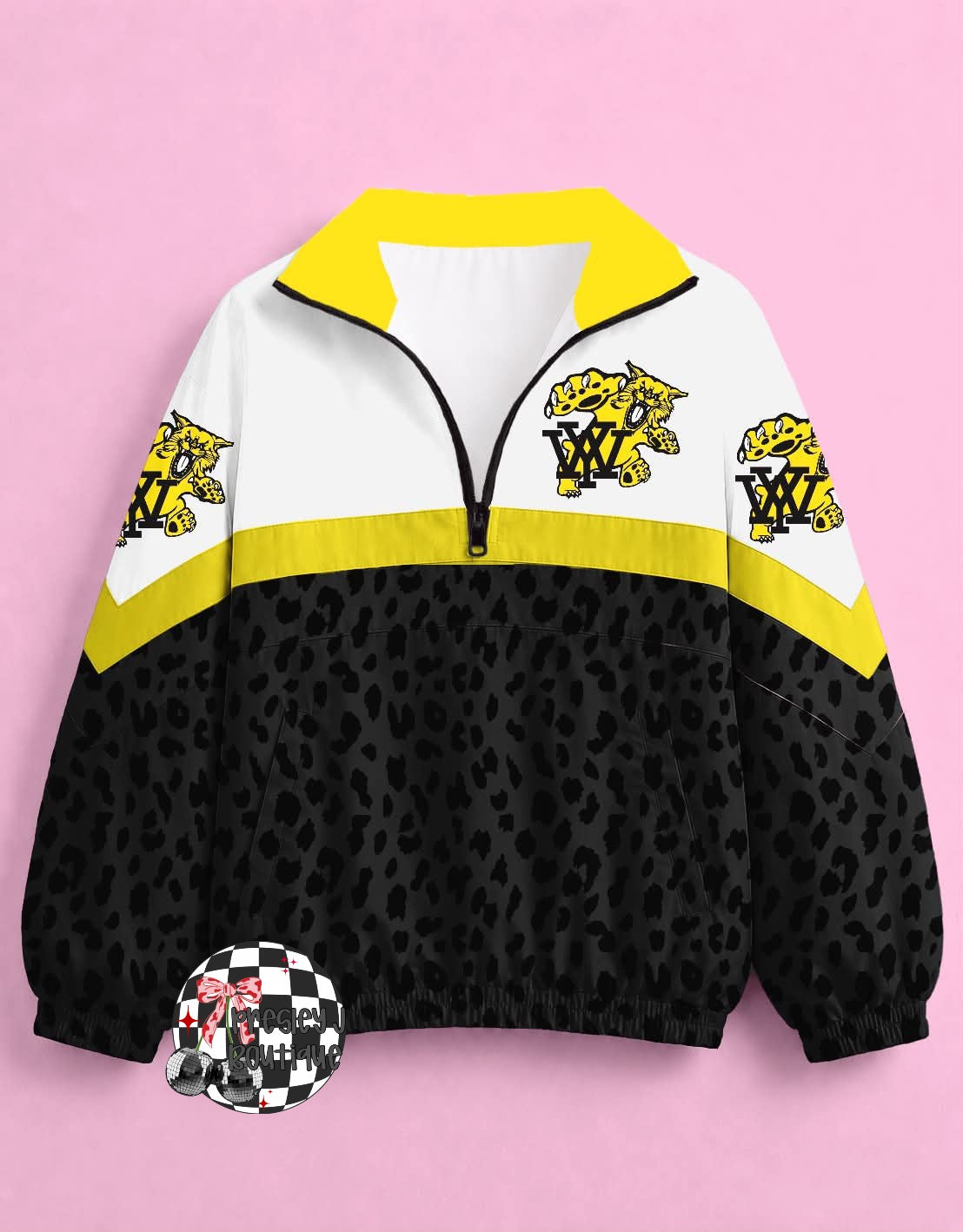 Yorktown Black Cheetah School Spirit Jacket