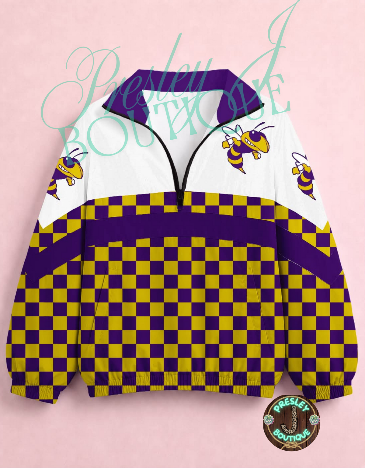 Runge Checkered School Spirit Jacket