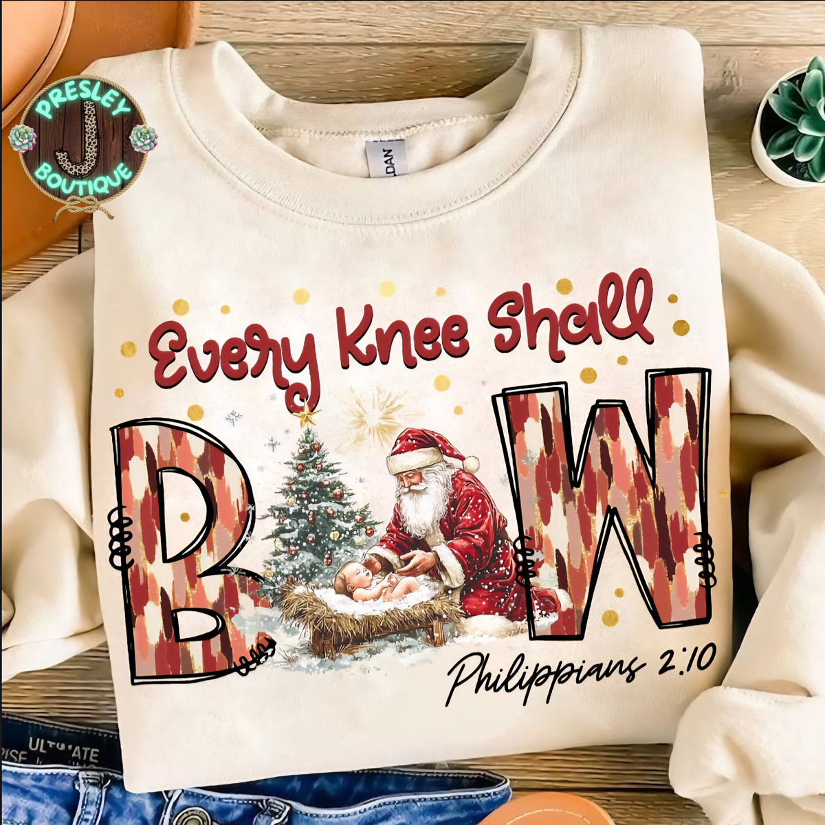 Every knee shall Bow Sweatshirt