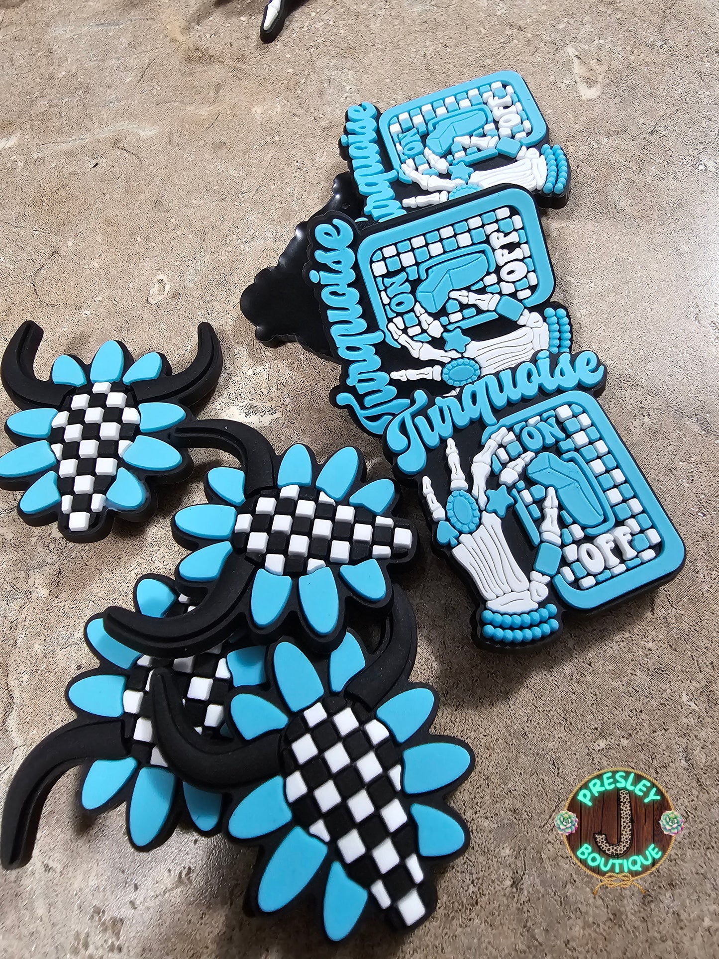 Western Croc Charms