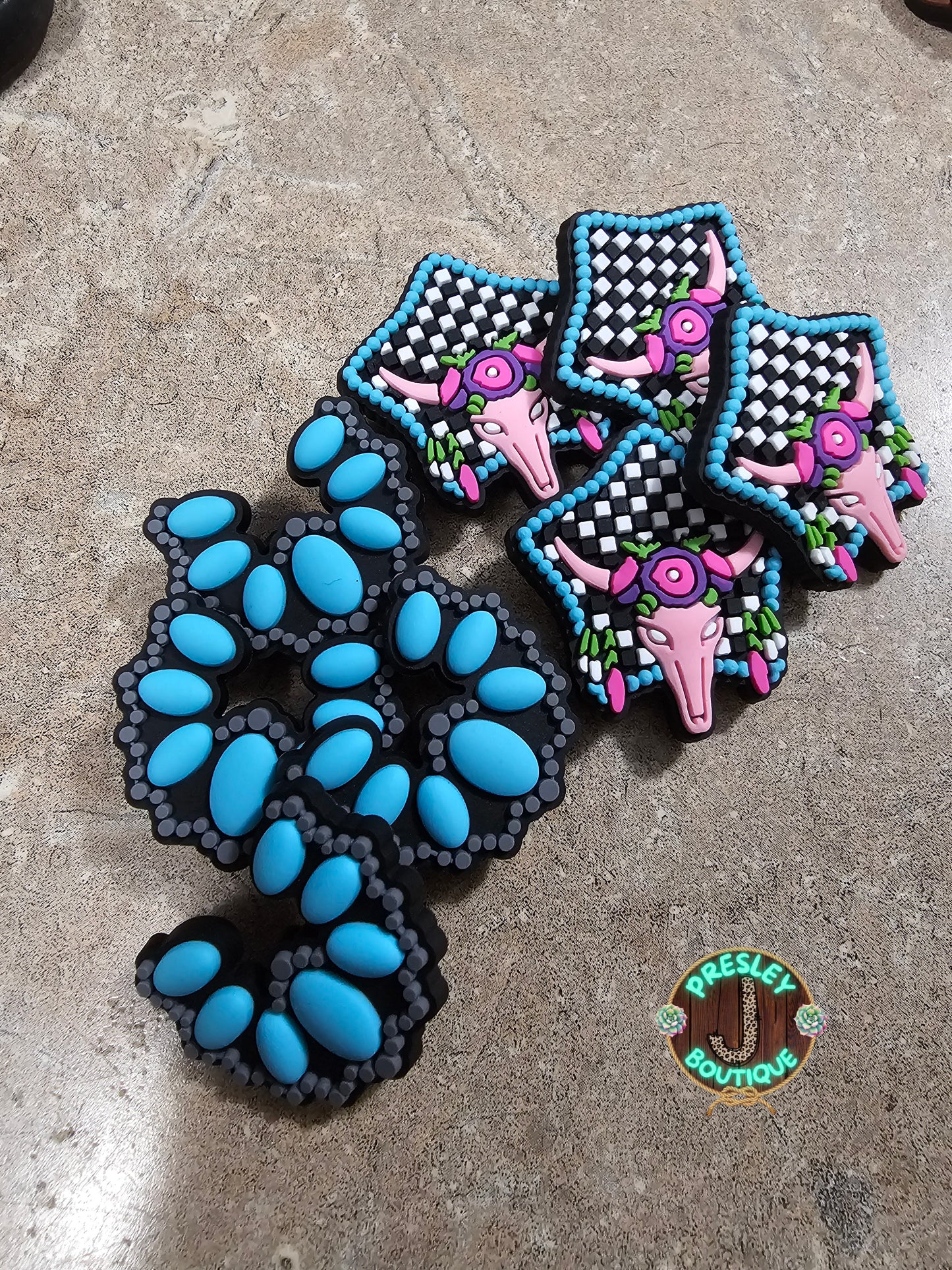 Western Croc Charms