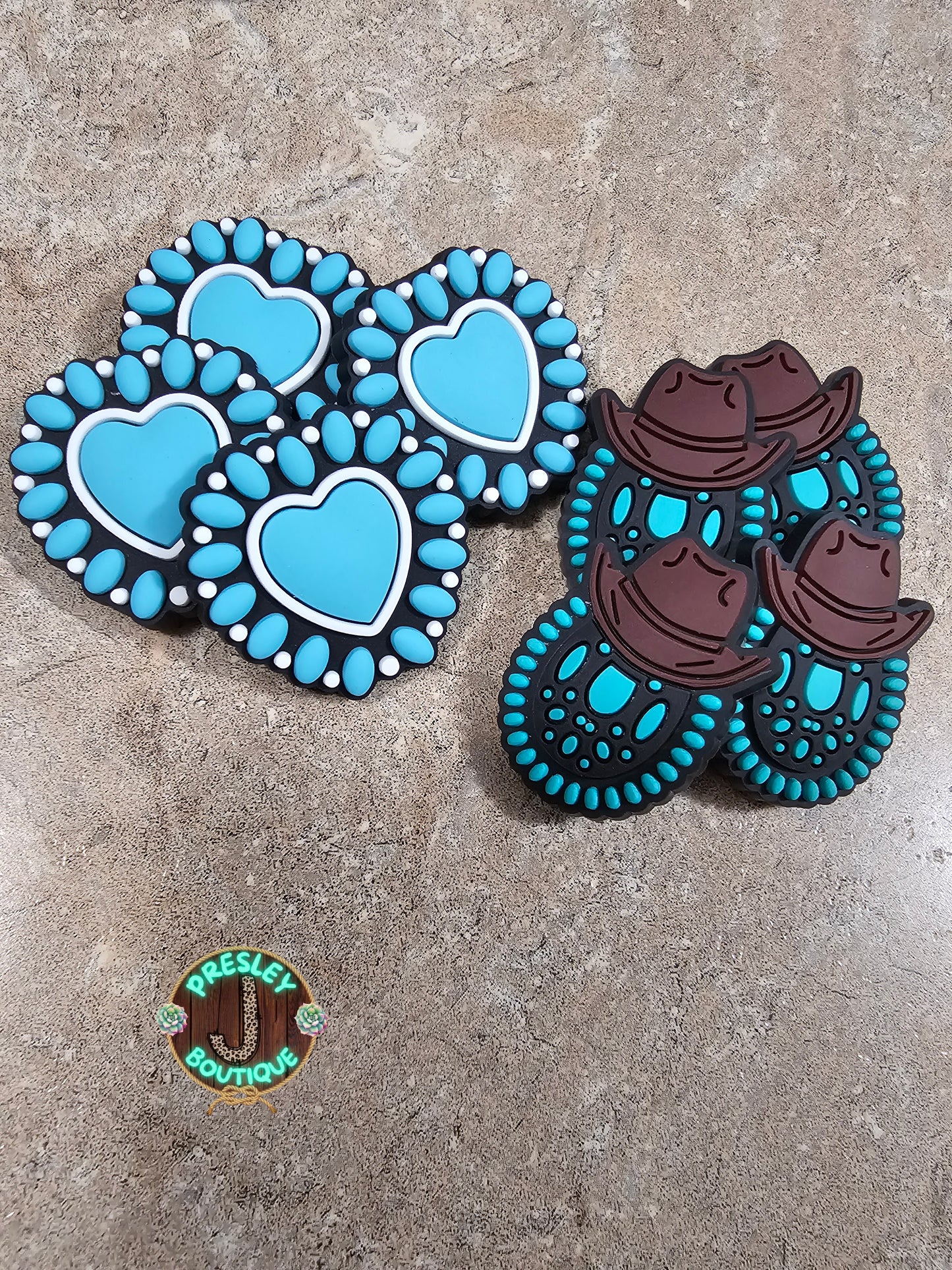 Western Croc Charms