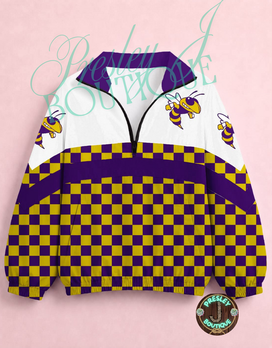 Runge Checkered School Spirit Jacket