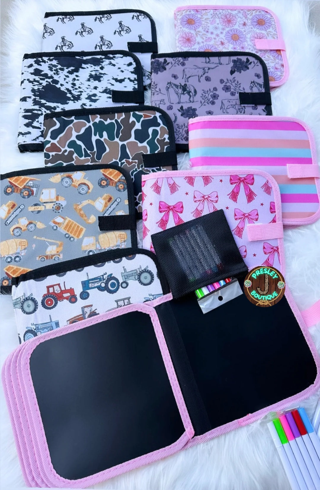 Portable drawing books
