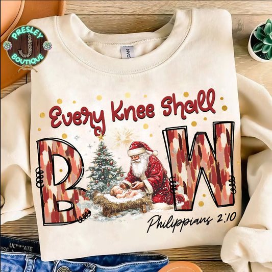 Every knee shall Bow Sweatshirt